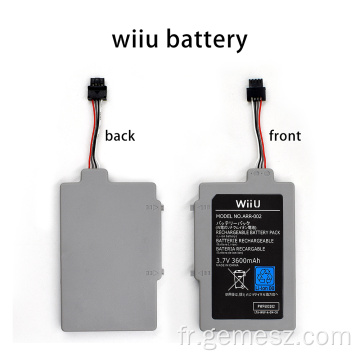 Batterie de remplacement 3600MAh pour Wii U GamePad